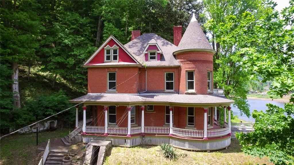 brick Queen Anne Victorian home for sale