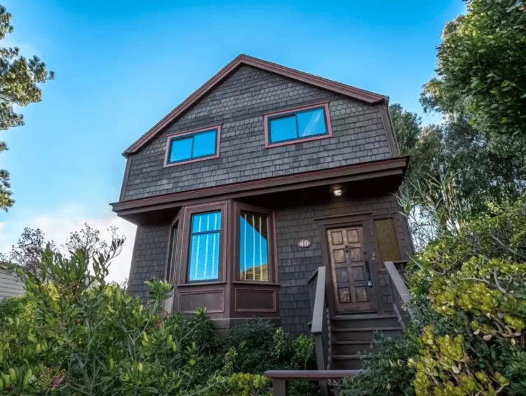 wood shingle home