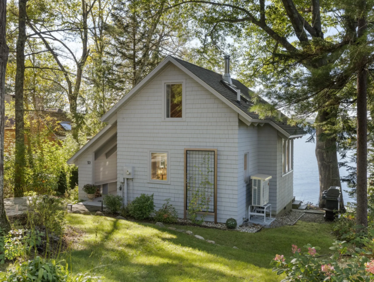 waterfront maine home