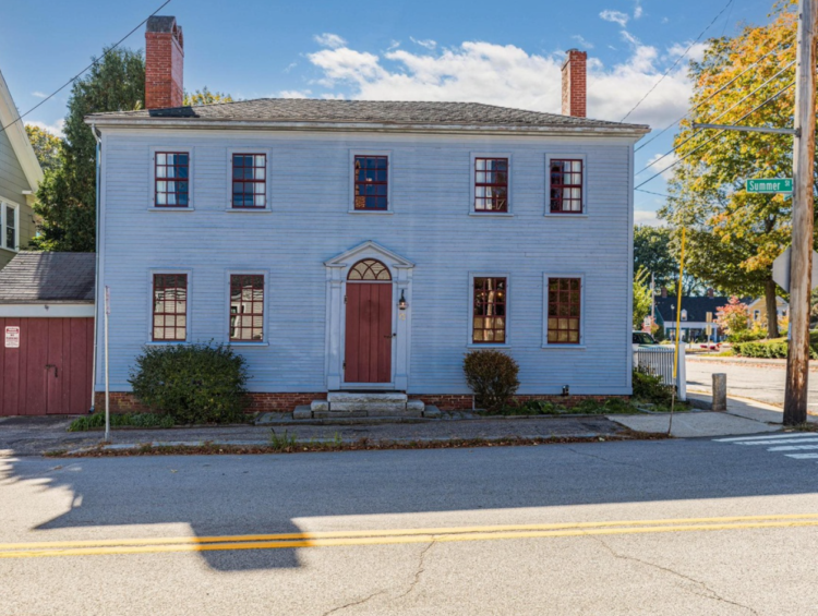 New Hampshire corner house