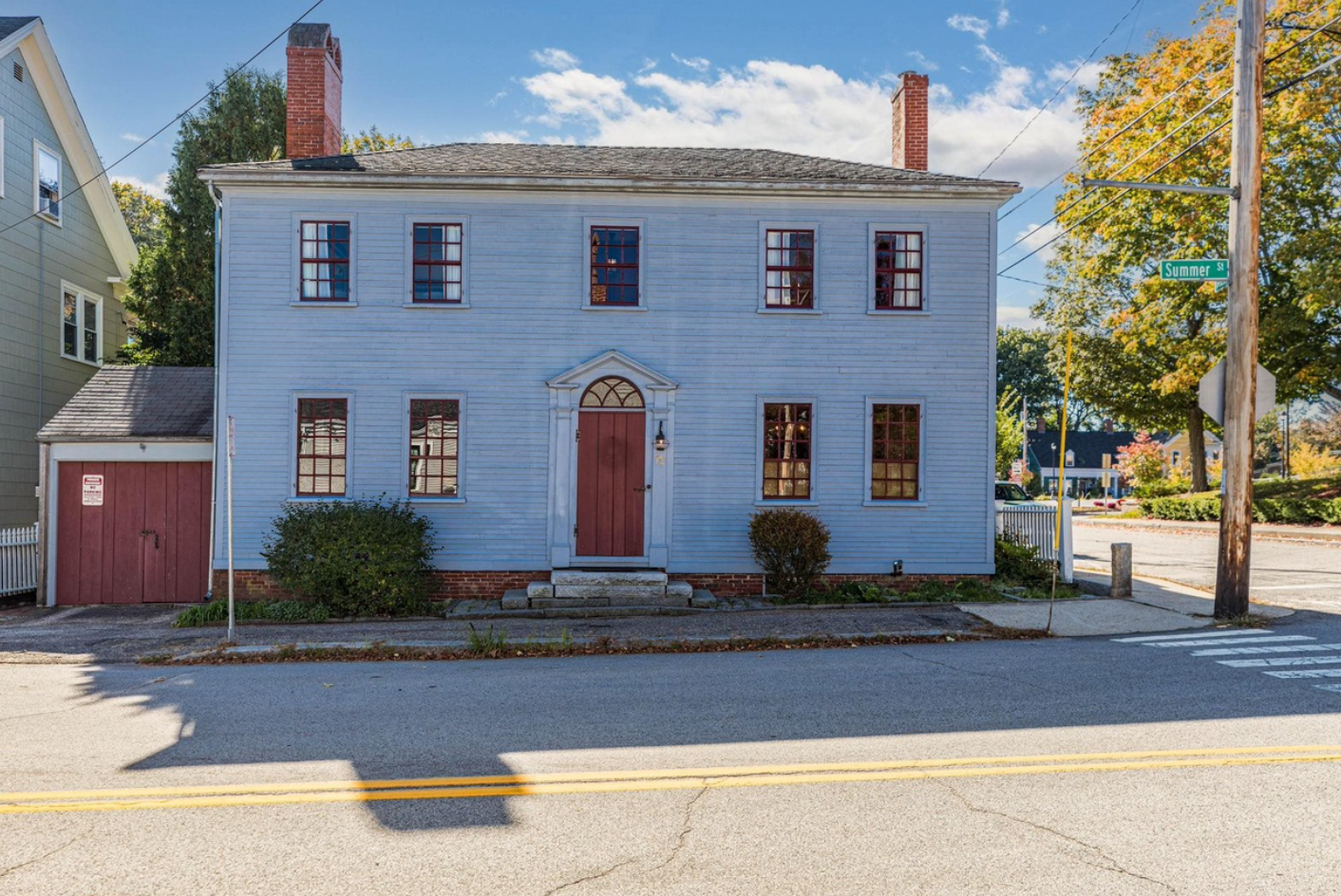 New Hampshire corner house