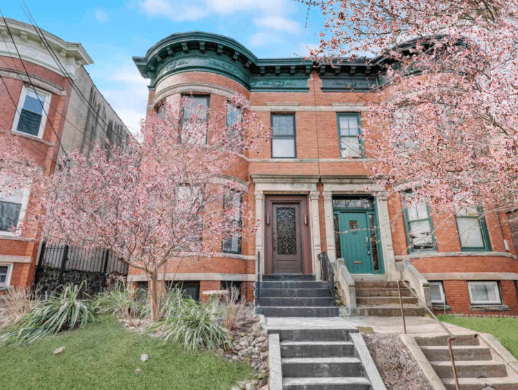 brick rowhouse for sale