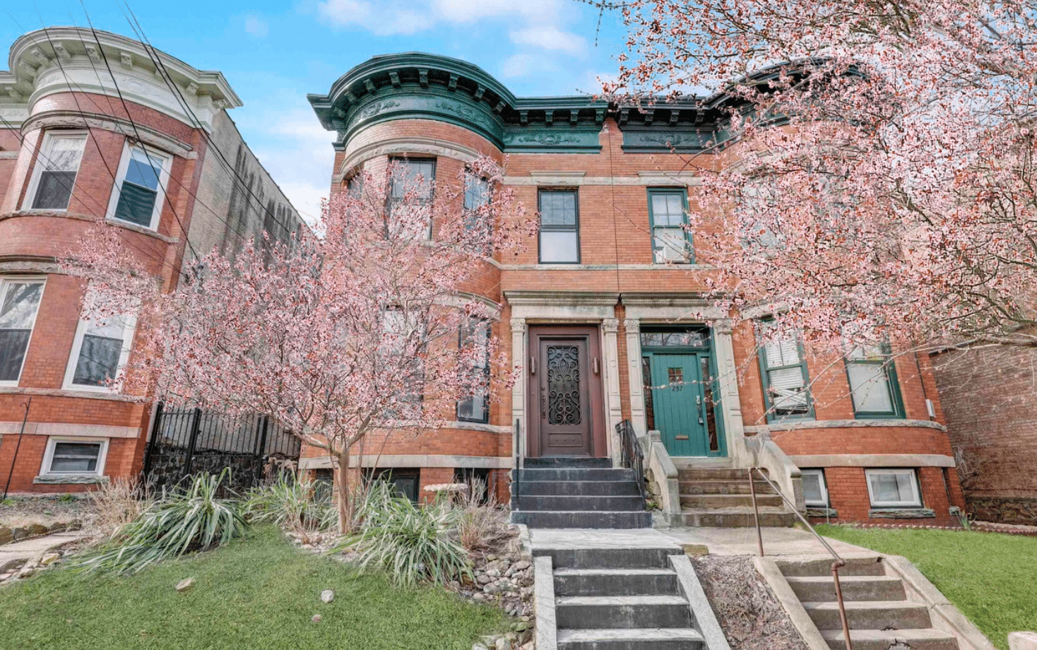 brick rowhouse for sale