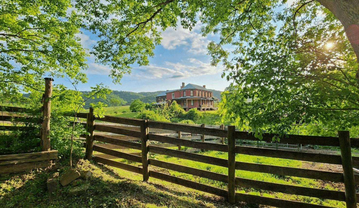 brick farmhouse for sale