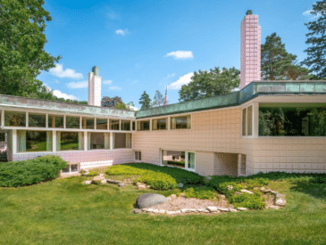 riverfront modern michigan home