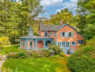Riverfront eclectic Massachusetts home
