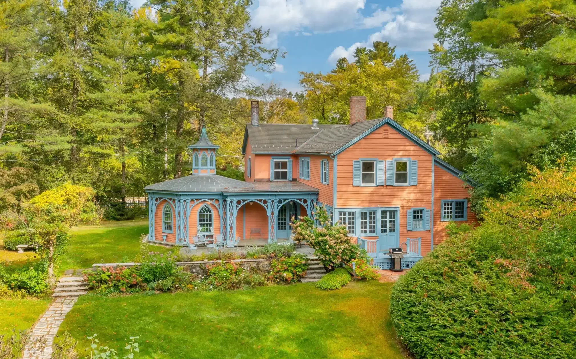 Riverfront eclectic Massachusetts home