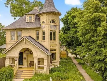 Wisconsin gothic home
