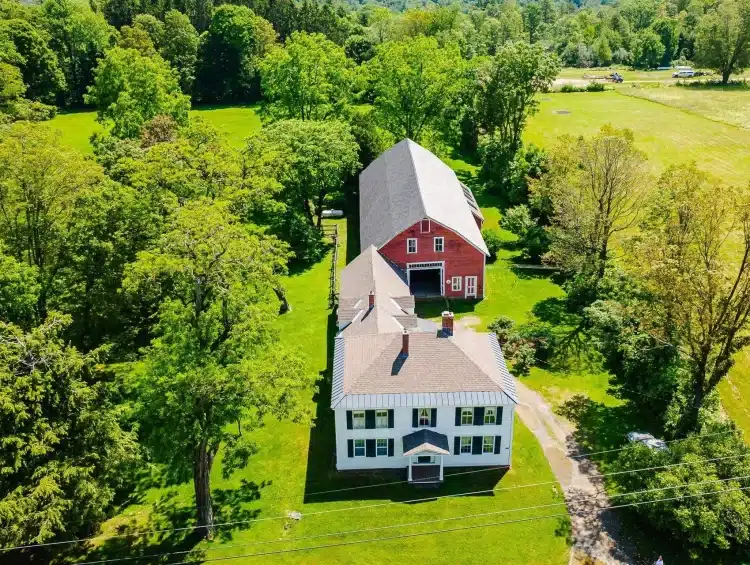 New Hampshire farmhouse