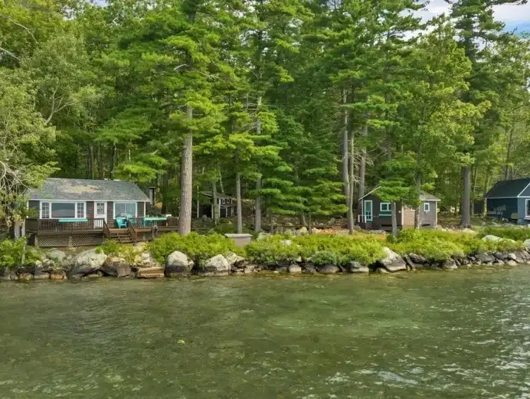 waterfront New Hampshire cottage