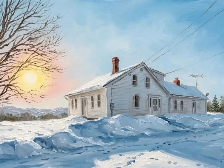 new hampshire colonial farmhouse