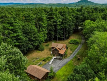 vermont log home